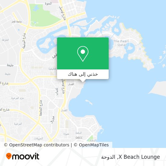خريطة X Beach Lounge
