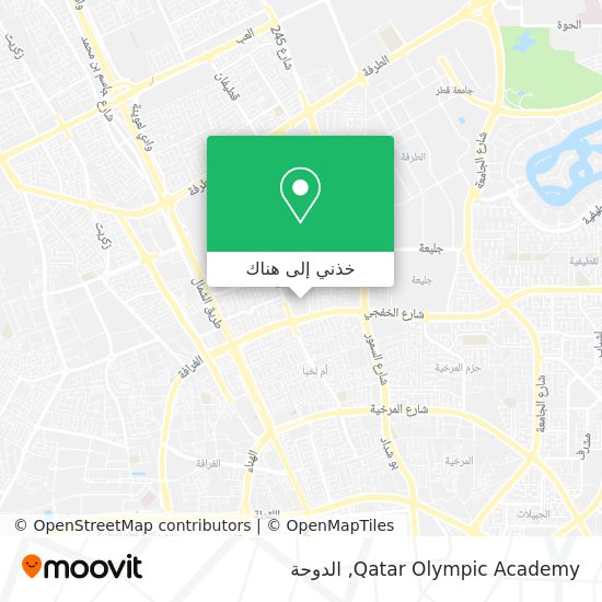 خريطة Qatar Olympic Academy