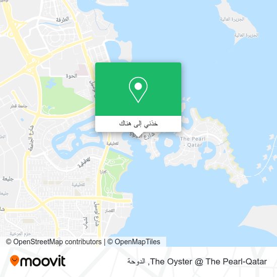 خريطة The Oyster @ The Pearl-Qatar