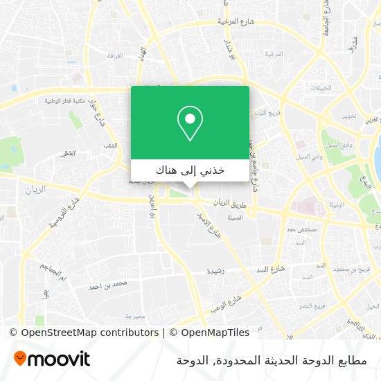 خريطة مطابع الدوحة الحديثة المحدودة