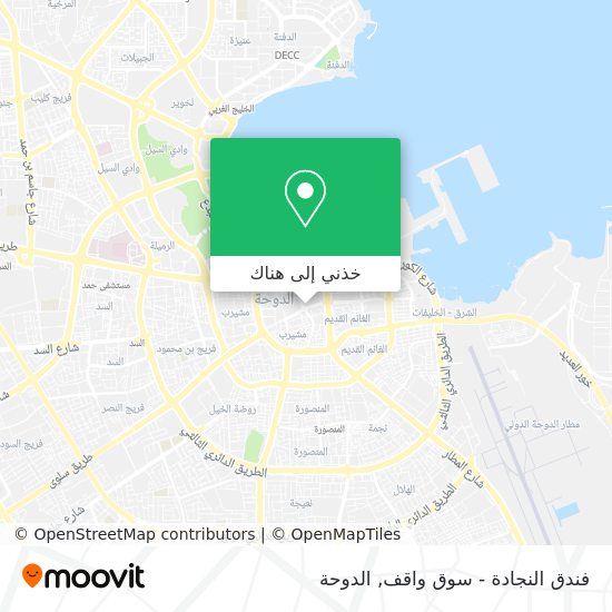 خريطة فندق النجادة - سوق واقف