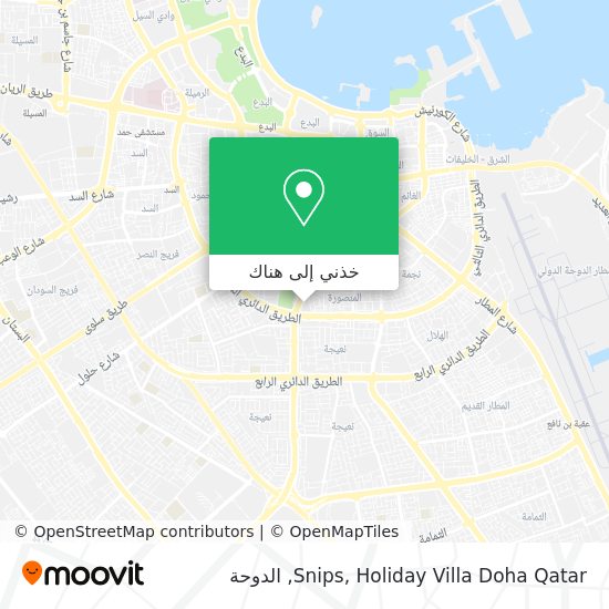 خريطة Snips, Holiday Villa Doha Qatar