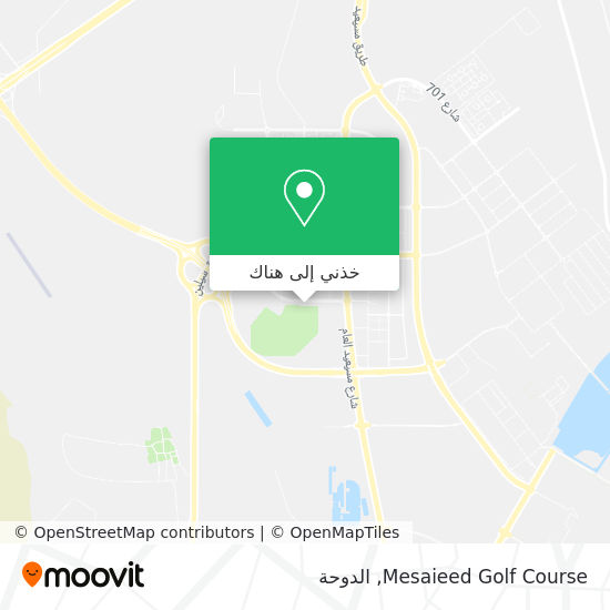 خريطة Mesaieed Golf Course