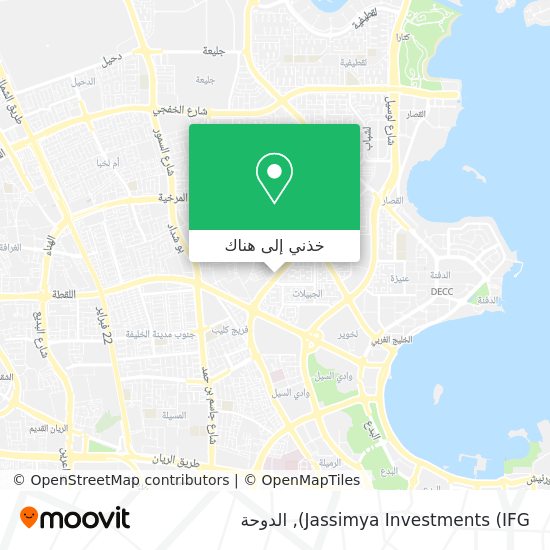 خريطة Jassimya Investments (IFG)