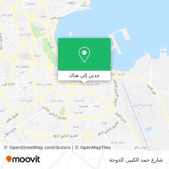 خريطة شارع حمد الكبير