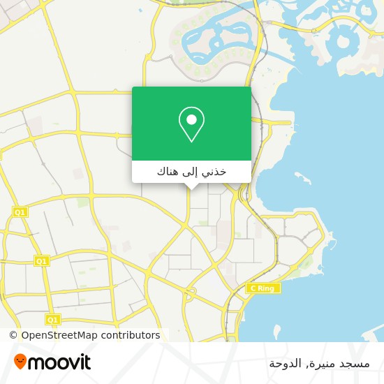 خريطة مسجد منيرة