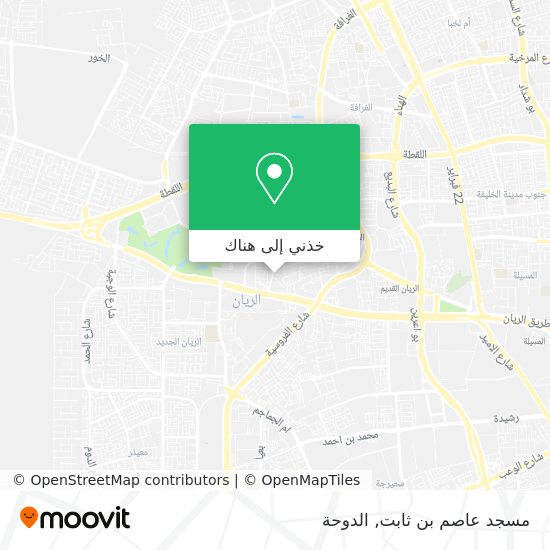 خريطة مسجد عاصم بن ثابت