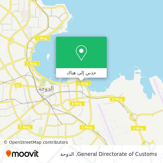 خريطة General Directorate of Customs
