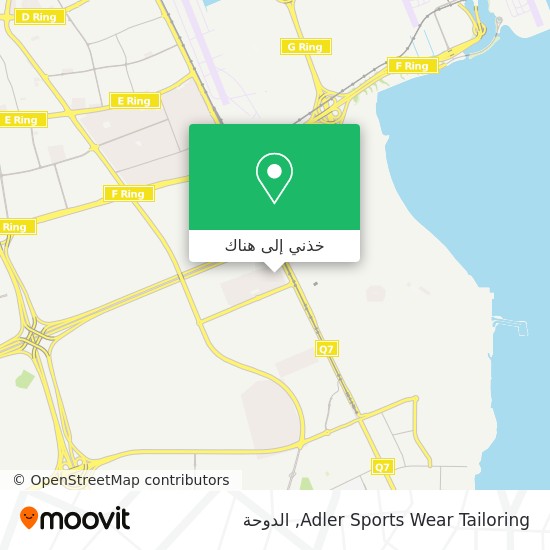 خريطة Adler Sports Wear Tailoring