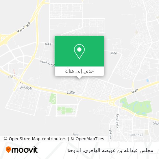خريطة مجلس عبدالله بن عويضه الهاجري