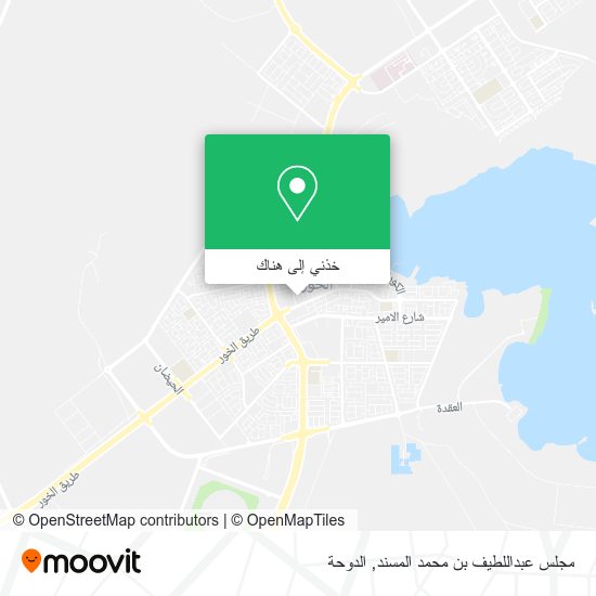 خريطة مجلس عبداللطيف بن محمد المسند