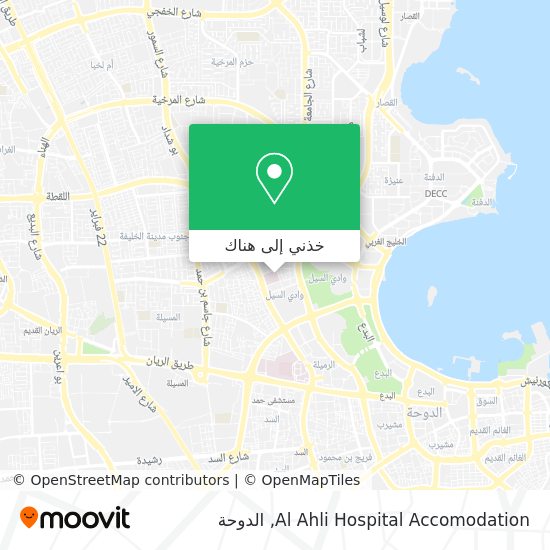 خريطة Al Ahli Hospital Accomodation