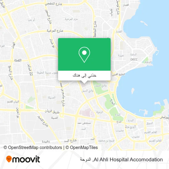 خريطة Al Ahli Hospital Accomodation