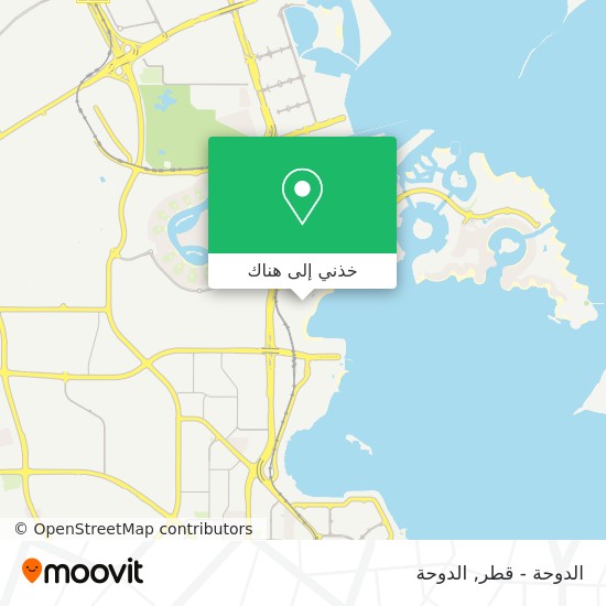 خريطة الدوحة - قطر