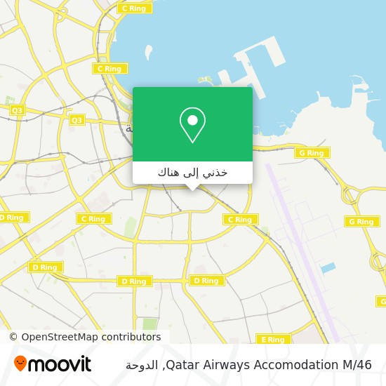 خريطة Qatar Airways Accomodation M / 46