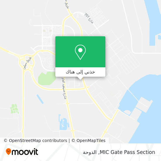 خريطة MIC Gate Pass Section