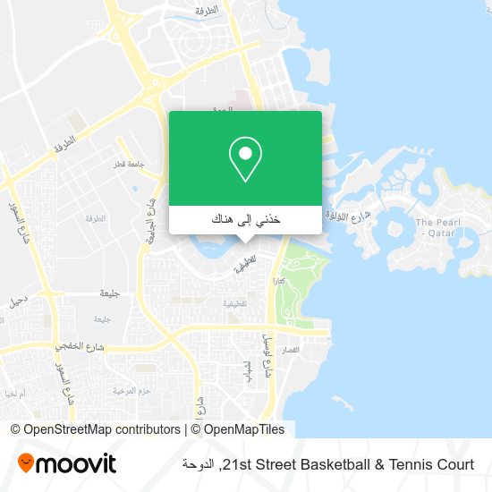خريطة 21st Street Basketball & Tennis Court