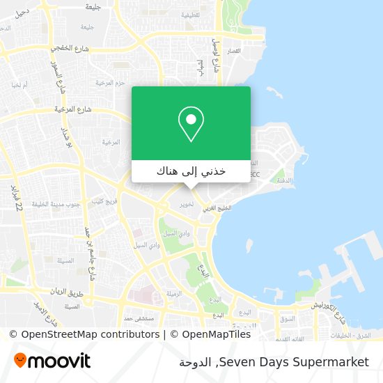 خريطة Seven Days  Supermarket