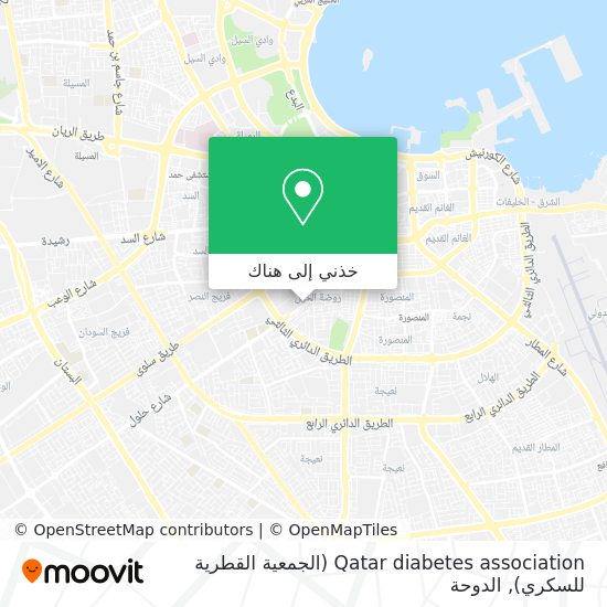 خريطة Qatar diabetes association (الجمعية القطرية للسكري)