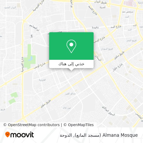 خريطة Almana Mosque (مسجد المانع)