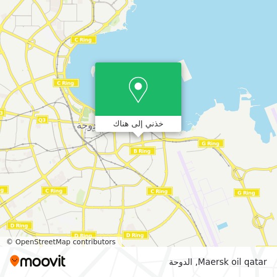 خريطة Maersk oil qatar