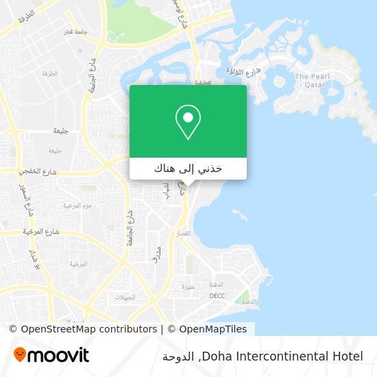 خريطة Doha Intercontinental Hotel
