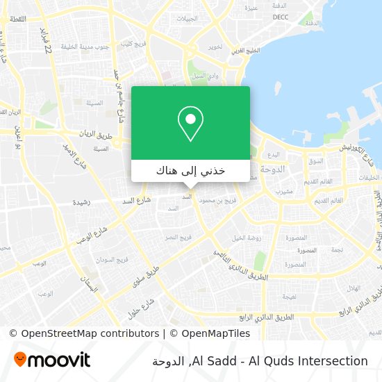 خريطة Al Sadd - Al Quds Intersection