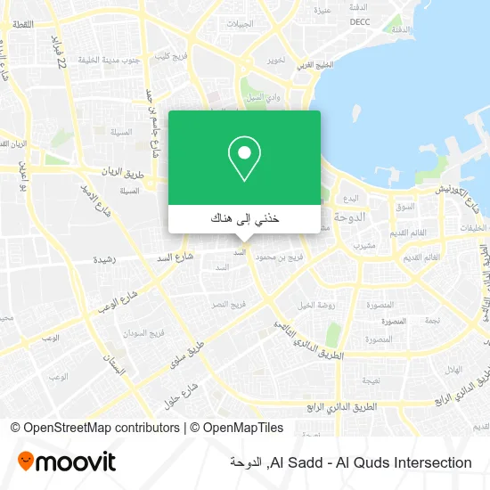 خريطة Al Sadd - Al Quds Intersection