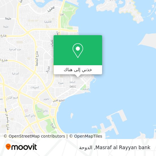 خريطة Masraf al Rayyan bank