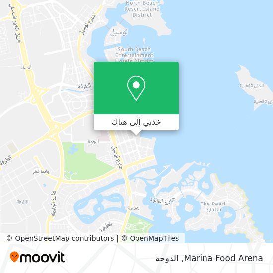 خريطة Marina Food Arena