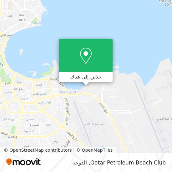 خريطة Qatar Petroleum Beach Club