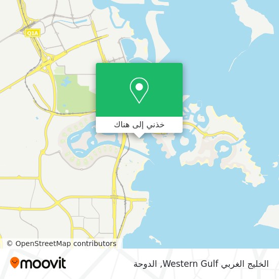 خريطة الخليج الغربي Western Gulf