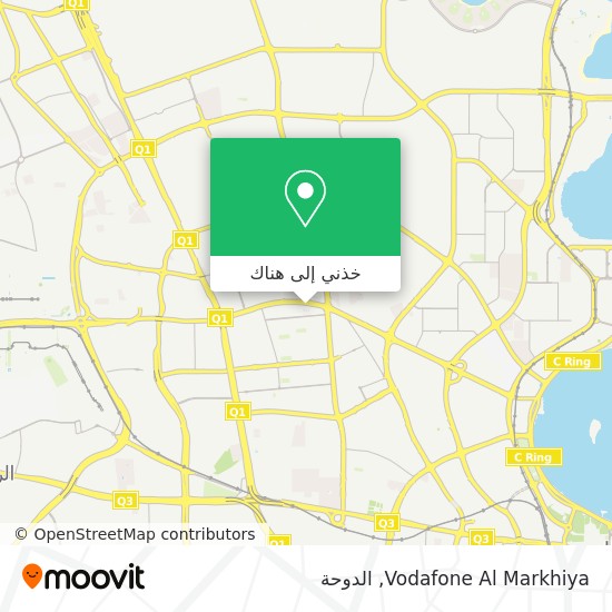 خريطة Vodafone Al Markhiya