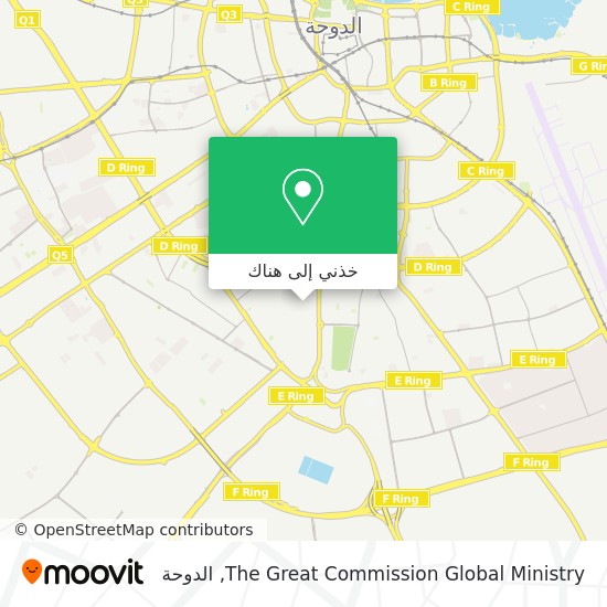 خريطة The Great Commission Global Ministry