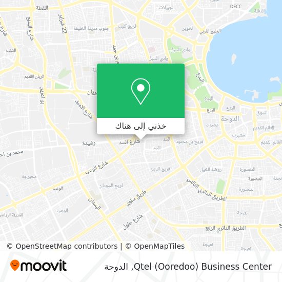 خريطة Qtel (Ooredoo) Business Center