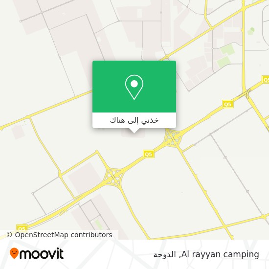 خريطة Al rayyan camping