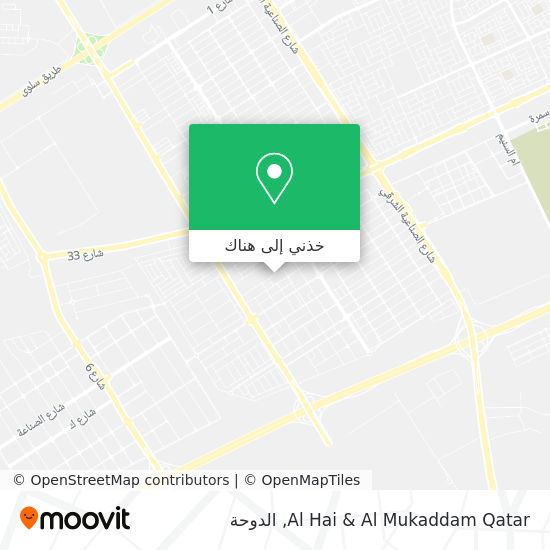 خريطة Al Hai & Al Mukaddam Qatar