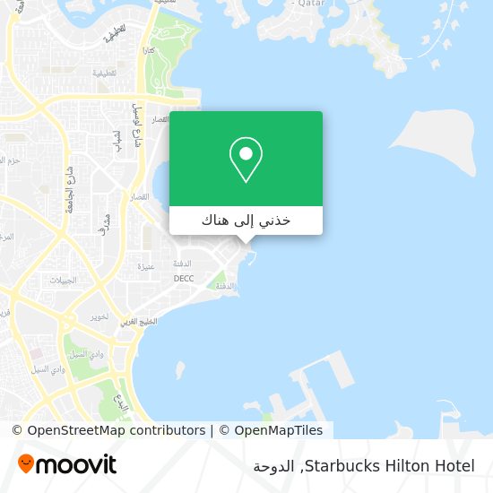 خريطة Starbucks Hilton Hotel