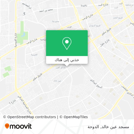 خريطة مسجد عين خالد