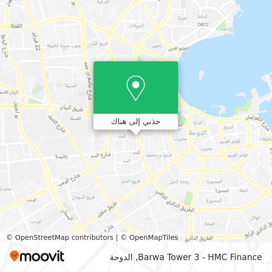 خريطة Barwa Tower 3 - HMC Finance