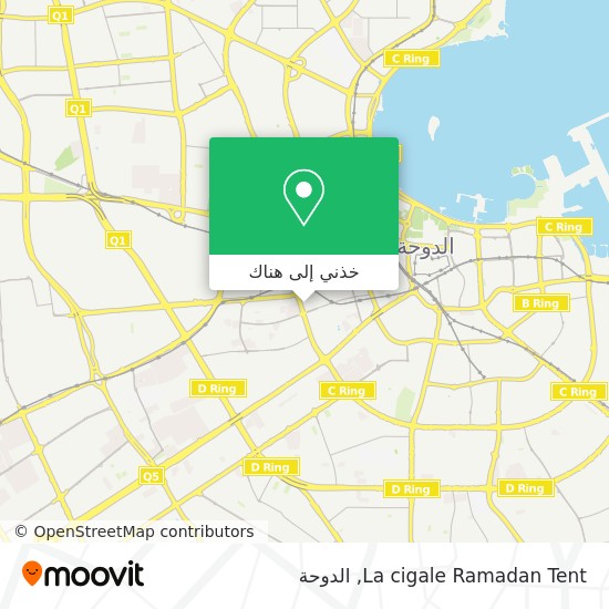 خريطة La cigale Ramadan Tent