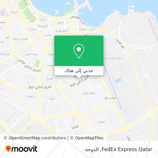 خريطة FedEx Express Qatar