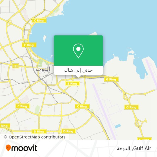 خريطة Gulf Air