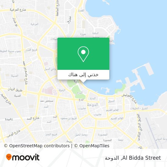 خريطة Al Bidda Street
