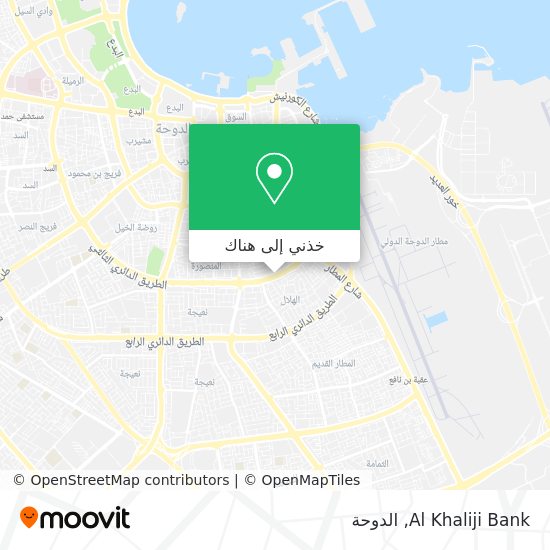 خريطة Al Khaliji Bank