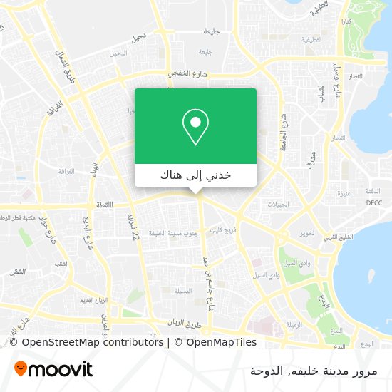 خريطة مرور مدينة خليفه