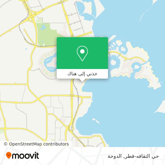 خريطة حي الثقافه-قطر
