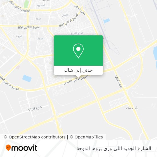 خريطة الشارع الجديد اللي ورى بروه