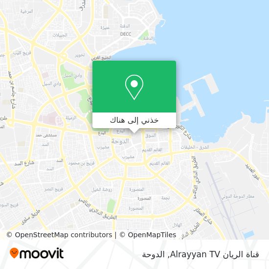 خريطة قناة الريان Alrayyan TV