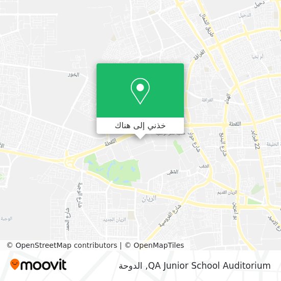 خريطة QA Junior School Auditorium